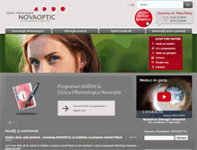 Tablet Screenshot of novaoptic.ro